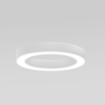 PLAFONIERA FLOR P/M LED 60W 4300LM 3000K ALLUMINIO SATINATO BIANCO D 600MM