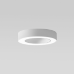PLAFONIERA FLOR P/P LED 60W 4300LM 3000K ALLUMINIO SATINATO BIANCO D 600MM