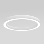 PLAFONIERA FLOR P/S LED 80W 6300LM 3000K ALLUMINIO SATINATO BIANCO D 1000MM