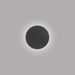 APPLIQUE FORTUNA A/P LED 20W 1320LM 3000K METALLO NERO SATINATO D300MM