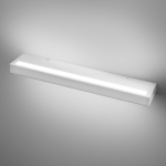 APPLIQUE GAP524 44W 4983LM 3000K STRUTTURA ALLUMINIO BIANCO SATINATO