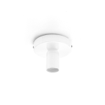 PLAFONIERA GSOP01 PORTALAMPADA E27 BIANCO SATINATO D120 X 93 MM