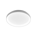 PLAFONIERA KRIZIA P/M LED 38W 3300LM 3000K ALLUMINIO BIANCO SATINATO D480 MM
