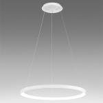 SOSPENSIONE KRIZIA S/G LED 60W 4800 LM 3000K ALLUMINIO BIANCO SATINATO D780 MM