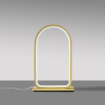 LAMPADA DA TAVOLO NICOLE L ORO LED 12W 600LM 3000K ALLUMINIO ORO SATINATO DIMMERABILE