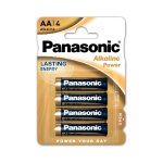 PILE ALCALINE PANASONIC POWER 4 X STILO AA BLISTER 4 PZ