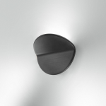 APPLIQUE PLUG A NERO LED 20W 1800LM 3000K ALLUMINIO PRESSOFUSO FINITURA NERO OPACO LED COB
