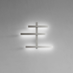 APPLIQUE RAKE AL ACCIAIO ANTICATO LED 33,8W 4056LM 3000K STRUTTURA ALLUMINIO