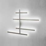 APPLIQUE RAKE AXL ACCIAIO ANTICATO LED 70,2W 8424LM 3000K ALLUMINIO