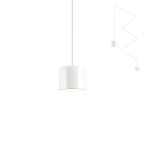 DODO SOSPENSIONE - 15W - METALLO BIANCO OPACO