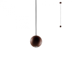 OBO SOSPENSIONE LED - 4.5W 3000K 459LM - ALLUMINIO COFFE