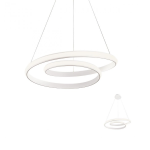 TORSION SOSPENSIONE LED - 29W 4000K SMD LED 2835 - METALLO BIANCO OPACO