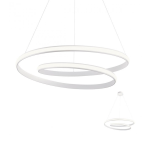 TORSION SOSPENSIONE LED - 40W 4000K SMD LED 2835 - METALLO BIANCO