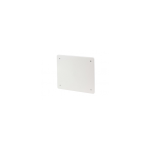 Coperchio bianco per cassetta da incasso 118x96 mm