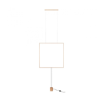 SLICK SOSPENSIONE / PIANTANA LED - 37W - ALLUMINIO ORO OPACO