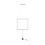SLICK SOSPENSIONE / PIANTANA LED - 37W - ALLUMINIO NERO OPACO