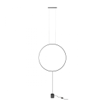 SLICK SOSPENSIONE / PIANTANA LED - 28W - ALLUMINIO NERO OPACO