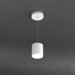 PENDENTE CILINDRICO BIANCO 1 X GX53
