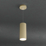 PENDENTE CILINDRICO SABBIA 1 X GX53