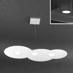 SOSPENSIONE IN METALLO 3 X GX53 BIANCO