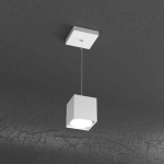 LAMPADARIO A SOSPENSIONE 10 CM BIANCO 