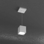 LAMPADARIO A SOSPENSIONE 10 CM GRIGIO
