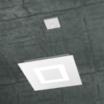 FINE SERIE - CARPET SOSPENSIONE 50X50 4 LUCI BIANCO
