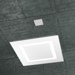 FINE SERIE - CARPET SOSPENSIONE 60X60 4 LUCI BIANCO
