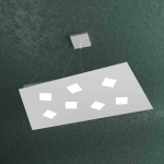 FINE SERIE - NOTE SOSPENSIONE 7 LUCI GRIGIO