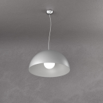 FINE SERIE - CUP SOSPENSIONE D.40 CM. 1 LUCE GRIGIO