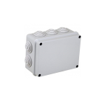 SCATOLA DI DERIVAZIONE SOVRAPPOSTA CON PASSACAVI IP55 380 X 300 X h120 MM GRIGIO