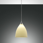 PROVENZA - SOSPENSIONE AMBRA - 1 X E27 - VETRO CENTRIFUGATO E METALLO