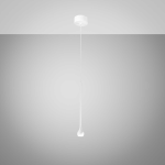 SOSPENSIONE URSULA S/P LED 5W 255LM 3000K ALLUMINIO BIANCO SATINATO