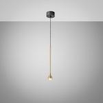 SOSPENSIONE URSULA S/P LED 5W 255LM 3000K ALLUMINIO ORO ROSONE NERO