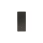 Deviatore 1P 10AX allineato nero SERIE VIMAR LINEA