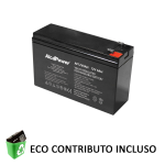 BATTERIA RICARICABILE AL PIOMBO ERMETICA 12V 6AH AP12V6AH