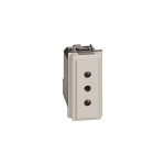 L.NOW - presa 2P+T 10A 250Vac sabbia