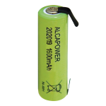 BATTERIA RICARICABILE A SALDARE STILO AA 1.2V 1600MAH NI-MH 