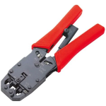 CRIMPATRICE PER SPINE MODULARI RJ11 RJ12 RJ45 CON BLOCCO FORZATO E SBLOCCAGGI