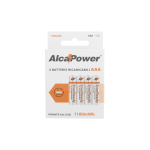 Blister di 4 NI-MH AAA 1100mWh MINI STILO 1,5V 900MAH