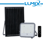 PROIETTORE SOLARE LED 3WHITE 50W + CREPUSCOLARE