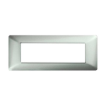 PLACCA 6 POSTI ARGENTO COMPATIBILE MATIX TECNOPOLIMERO