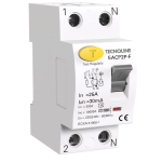 INTERRUTTORE DIFFERENZIALE PURO 2P 25A 30mA Tipo F 10KA