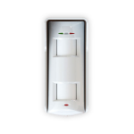 Rivelatore da esterno Pyronix con tripla tecnologia (2 doppi PIR + Microonda Doppler) con anti-pet fino a 10 kg
