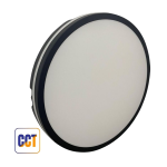 PLAFONIERA LED LELE 50W 3 CCT D.380 NERA IP65