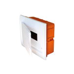 Centralino incasso 8 MODULI SPORTELLO PORTA bianco