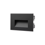 XGHOST SEGNAPASSO DA INCASSO 503  NERO P65-3W 4000K  9X9CM INCASSO 2,6CM