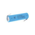 BATTERIA AL LITIO LI-ION 3,7V 2600MAH A SALDARE RICARICABILE 18650 ALCA POWER