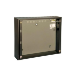 CABINA METALICA DE 1 CUERPO PARA CENTRALES ID3000 CON FUENTE DE ALIMENTACION DE 3 A.