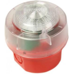 FLASH CON BASE ALTA IP65 ROSSO EN54/23